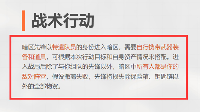 暗区突围手游的玩法有哪些_暗区突围手游中的突围玩法详解