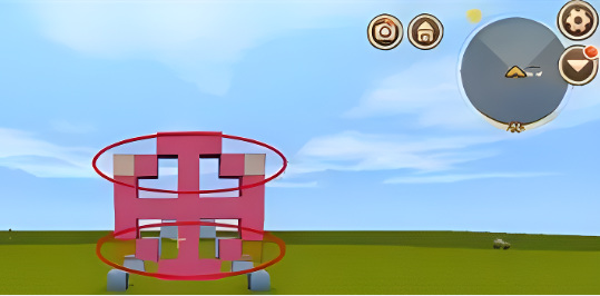 迷你世界手游中如何做一个摩天轮_手游迷你世界中制作摩天轮的方法