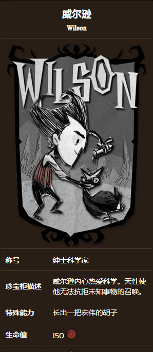 饥荒威尔逊怎么样