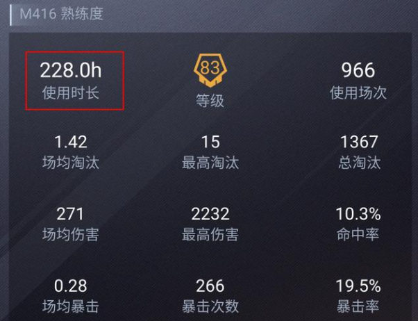 绝地求生武器熟练度怎么算