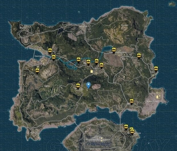 褐湾载具固定刷新点和随机刷新点有哪些需要搭配分布图