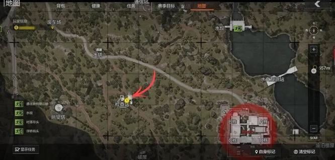 暗区突围手游林中小屋在哪儿