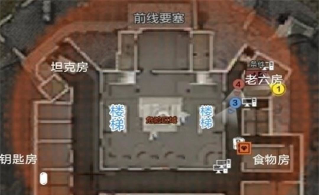 暗区突围手游前线要塞装备区钥匙有什么东西