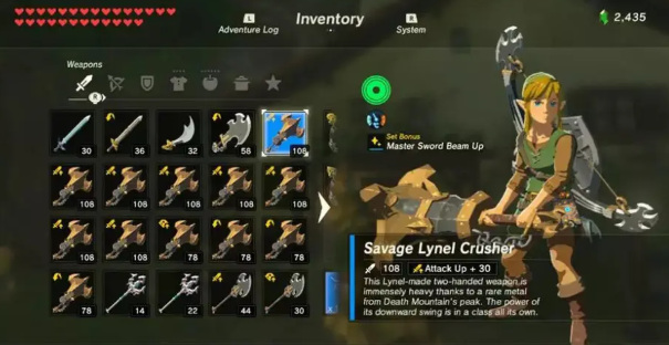 塞尔达传说最强武器排行有哪些_塞尔达传说荒野之息十大最强武器推荐