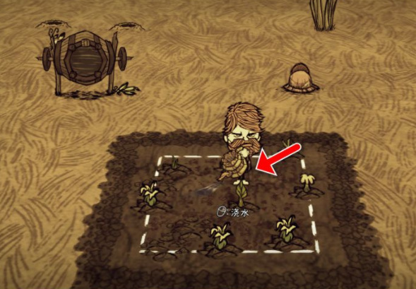 饥荒空浇水壶怎么装水_如何在饥荒游戏中给空的水壶加水