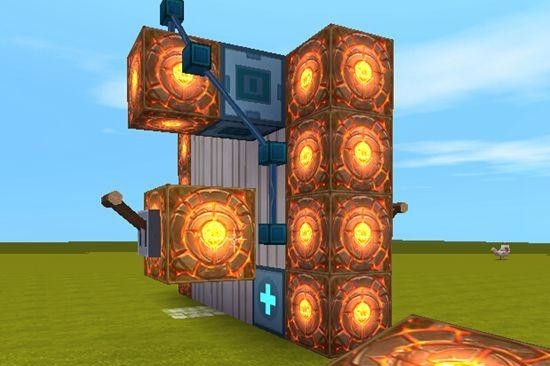 迷你世界手游里面的电动门怎么做_迷你世界手游制作电动门教程