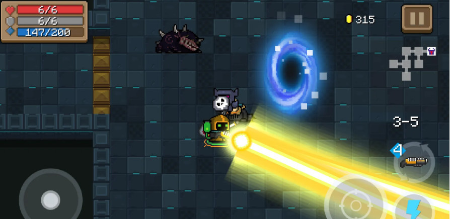 元气骑士手游怎样可以让激光炮伤害变高