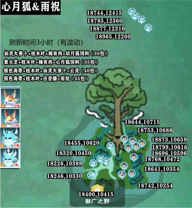 创造与魔法手游心月狐多久刷新