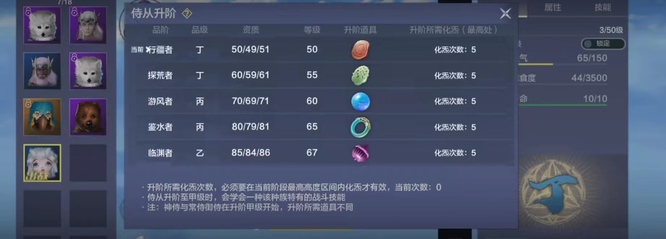 妄想山海手游小阿鼓丁级怎么提升丙级