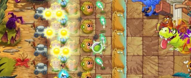 植物大战僵尸2潘妮的追击11管血平民怎么打