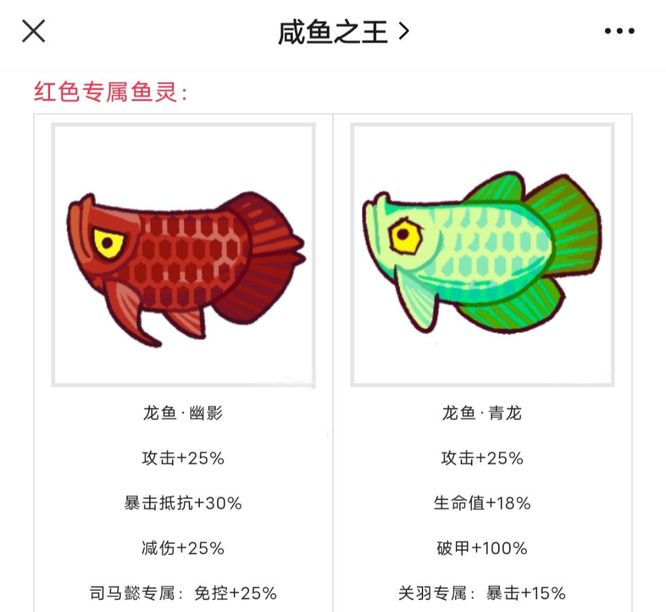 咸鱼之王鱼灵属性是什么 咸鱼之王手游中鱼灵的属性是什么
