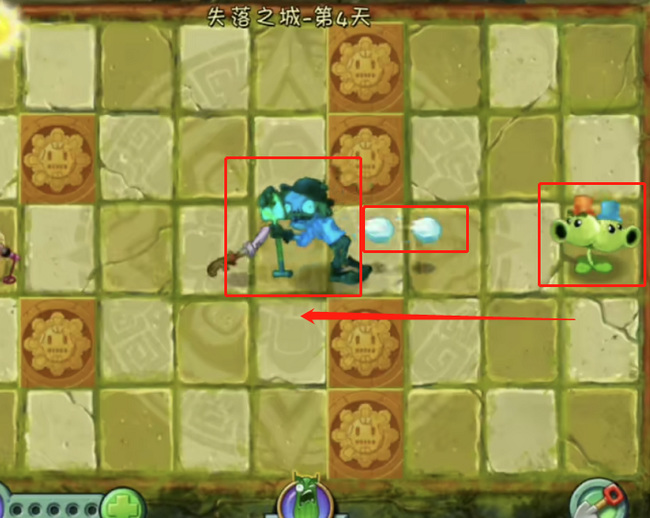 pvz2植物大战僵尸2失落之城铲子僵尸怎么打