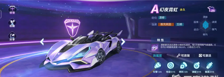 手游QQ飞车的幻夜霓虹值得买吗