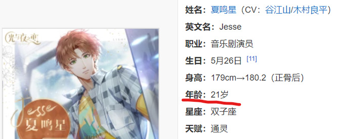 光与夜之恋手游男主分别多大年龄 光与夜之恋手游男主分别多大年龄