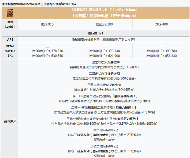 命运-冠位指定帝王伊利qin怎么打