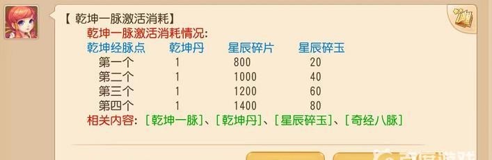 梦幻西游手游乾坤一脉花费是多少