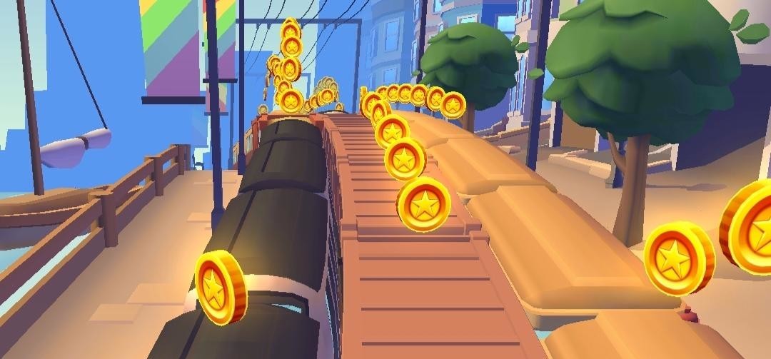 地铁跑酷手游吃金币加分吗