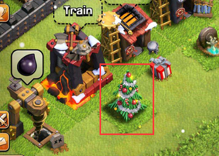 部落冲突(coc)手游圣诞树多久长一颗