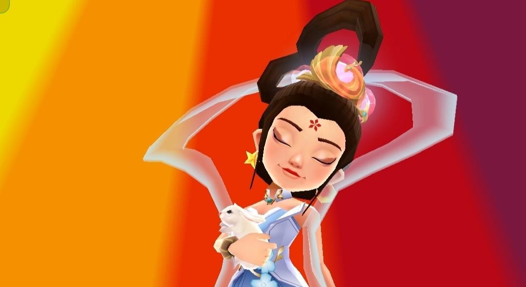 地铁跑酷手游嫦娥配什么滑板