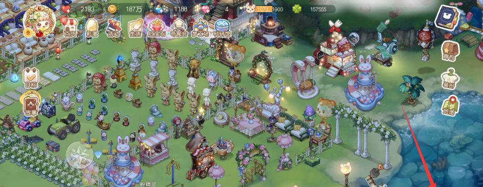 奥比岛手游稻草屋怎么进