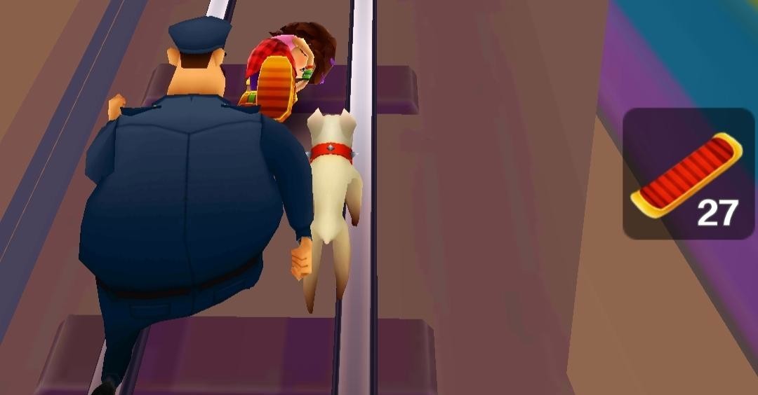 地铁跑酷手游怎么躲避狗