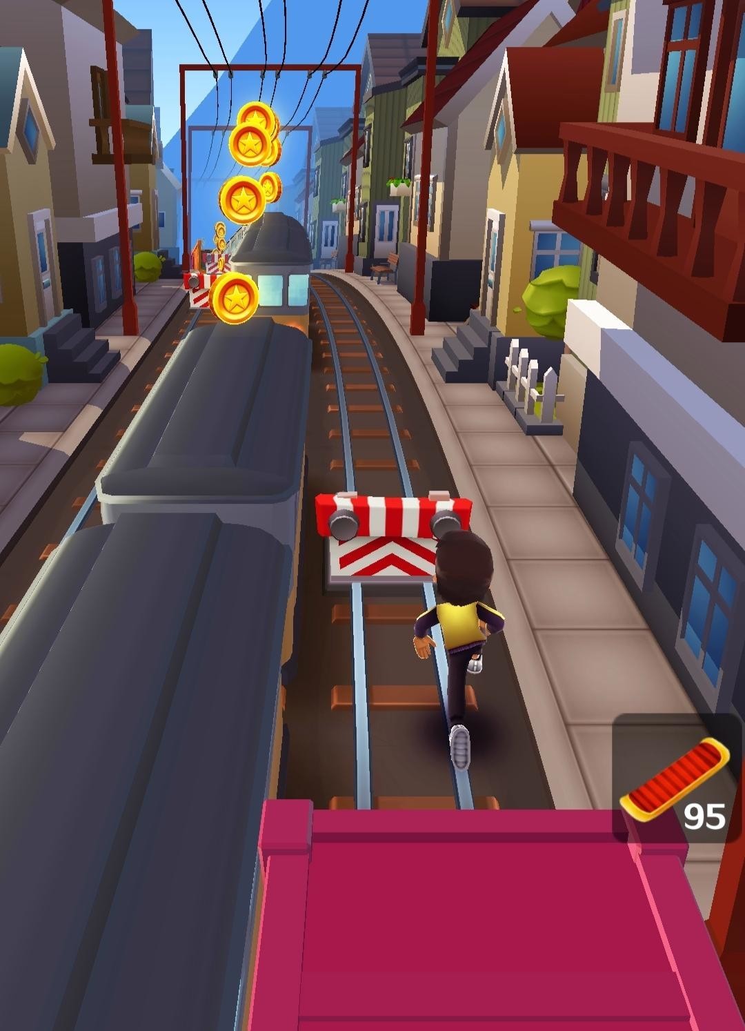 地铁跑酷手游怎么躲避金币