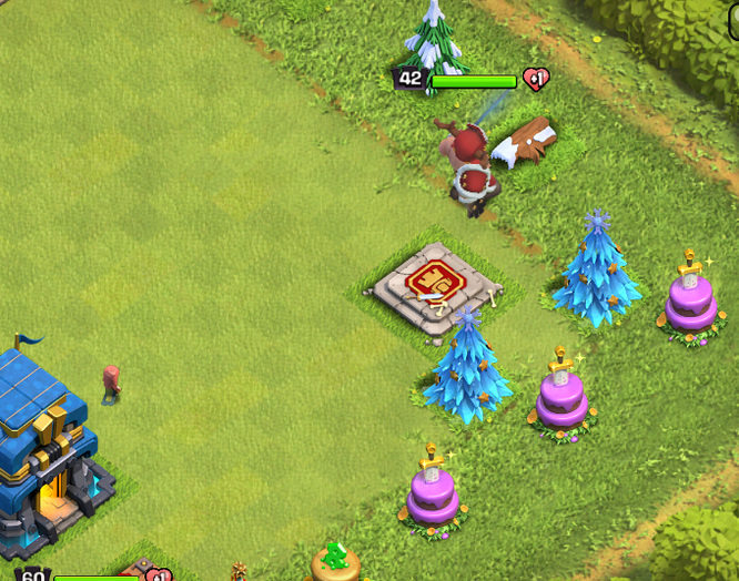 部落冲突(coc)手游王旁边的爱心是什么