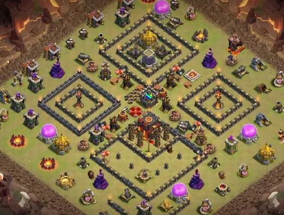 部落冲突(coc)手游10本什么阵容没人敢打