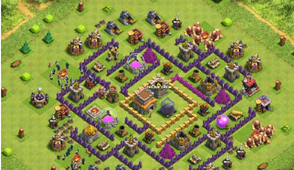 部落冲突8本部落战防御最强阵型是什么