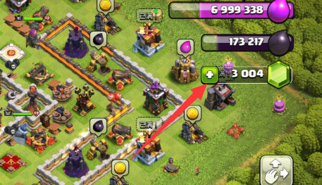 部落冲突(coc)手游能不能充钱送别人宝石