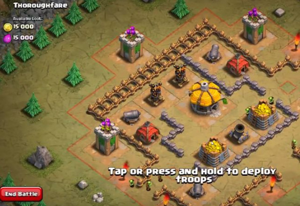 部落冲突(coc)手游一马平川怎么玩