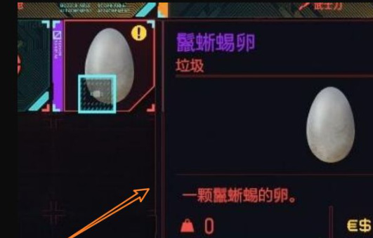 赛博朋克2077蜥蜴蛋怎么拿 如何获得赛博朋克2077中的蜥蜴蛋