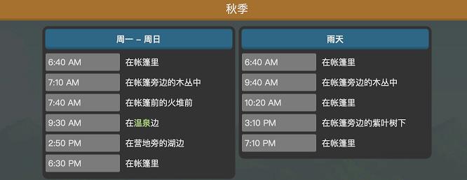 星露谷物语莱纳斯行程有哪些 星露谷物语中莱纳斯的行踪