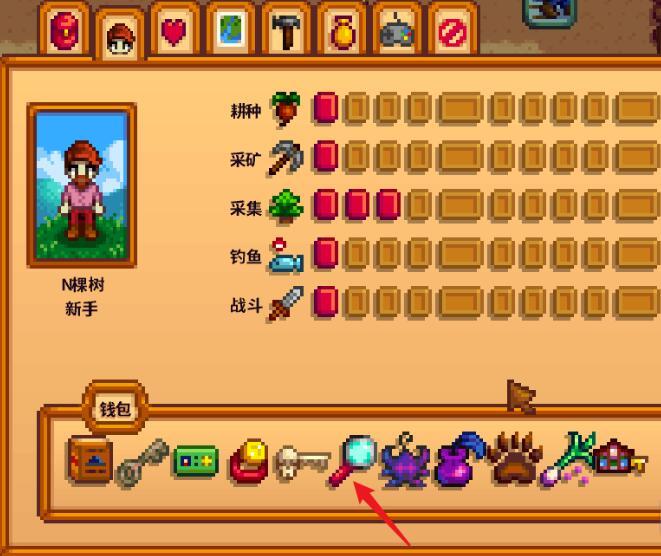 星露谷放大镜怎么看纸条