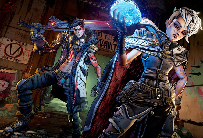 无主之地3丢枪哪个键