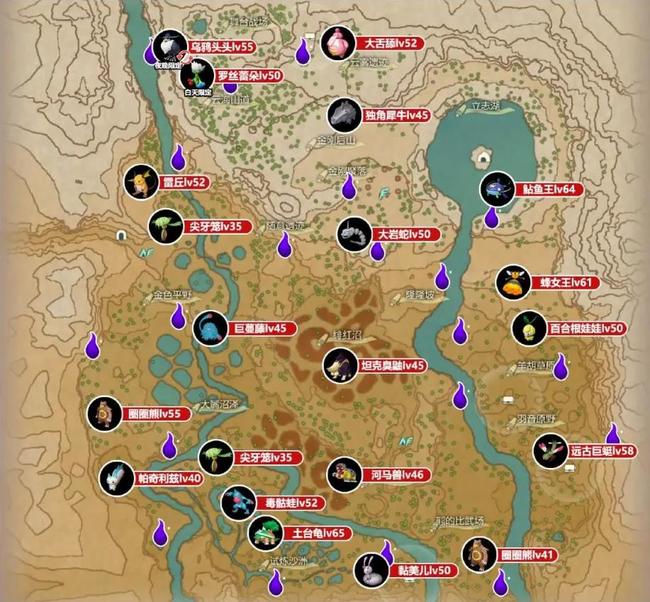 宝可梦传说:阿尔宙斯精灵分布都在哪 宝可梦传说阿尔宙斯精灵分布区域概览