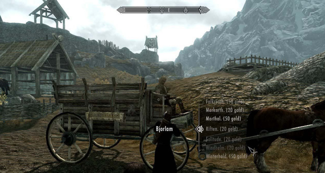 上古卷轴5叫马按哪个键