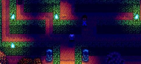 星露谷物语万灵节迷宫路线是什么