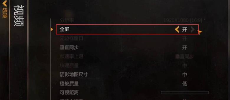 消逝的光芒怎么全屏不了 消失的光芒游戏无法全屏解决方法