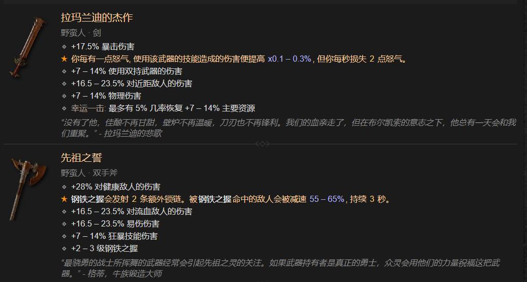 暗黑破坏神4暗金和传奇哪个好