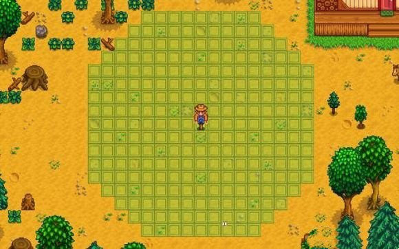 星露谷物语稻草人范围