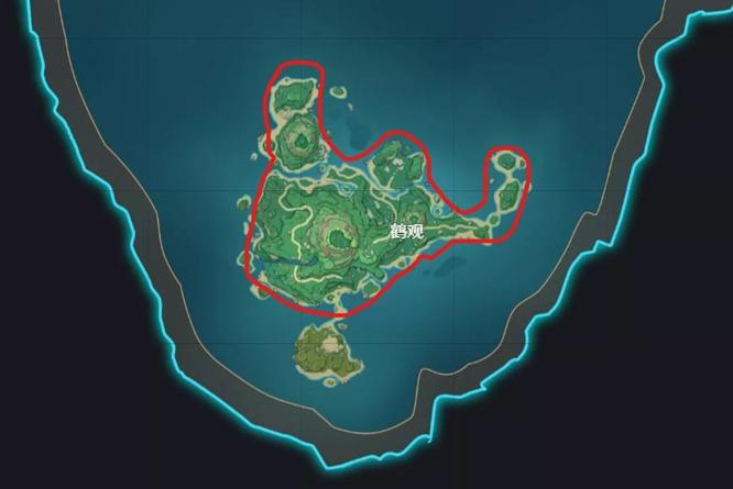 原神3.1版本鹤观地图像什么