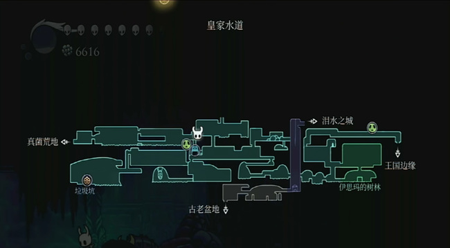 空洞骑士神居怎么去