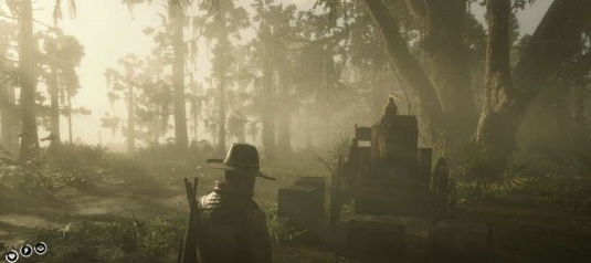 荒野大镖客2(大表哥2)蓝水沼泽私酒马车在哪