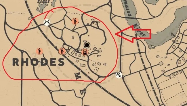 荒野大镖客2(大表哥2)罗兹镇在哪