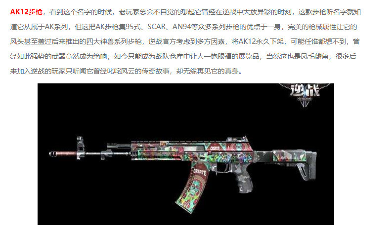 逆战ak12有永久的吗