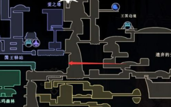 空洞骑士王国边境怎么去