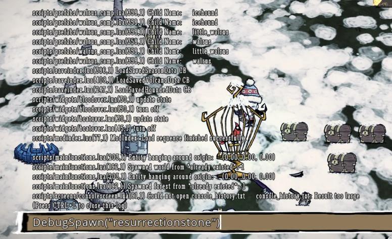 饥荒联机版怎么输入代码复活