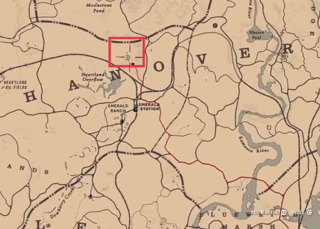 荒野大镖客2(大表哥2)ufo彩蛋位置在哪