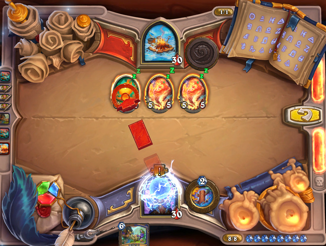 炉石传说营火怎么打